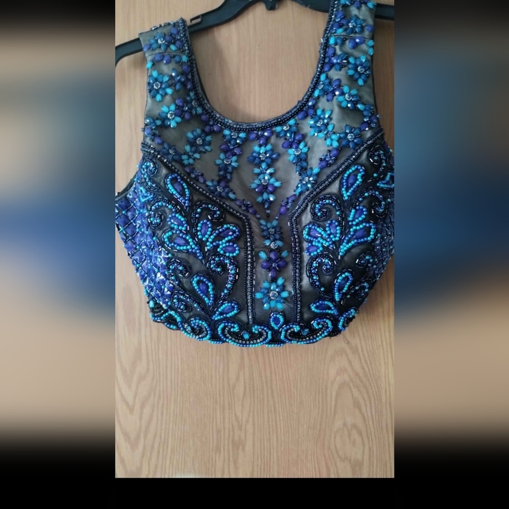 2 piece prom dress